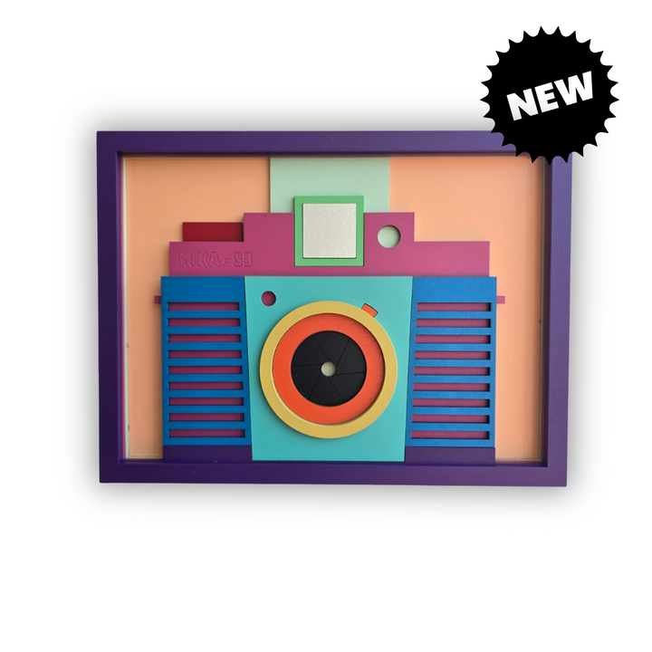 Camera - Wooden Wall Decor