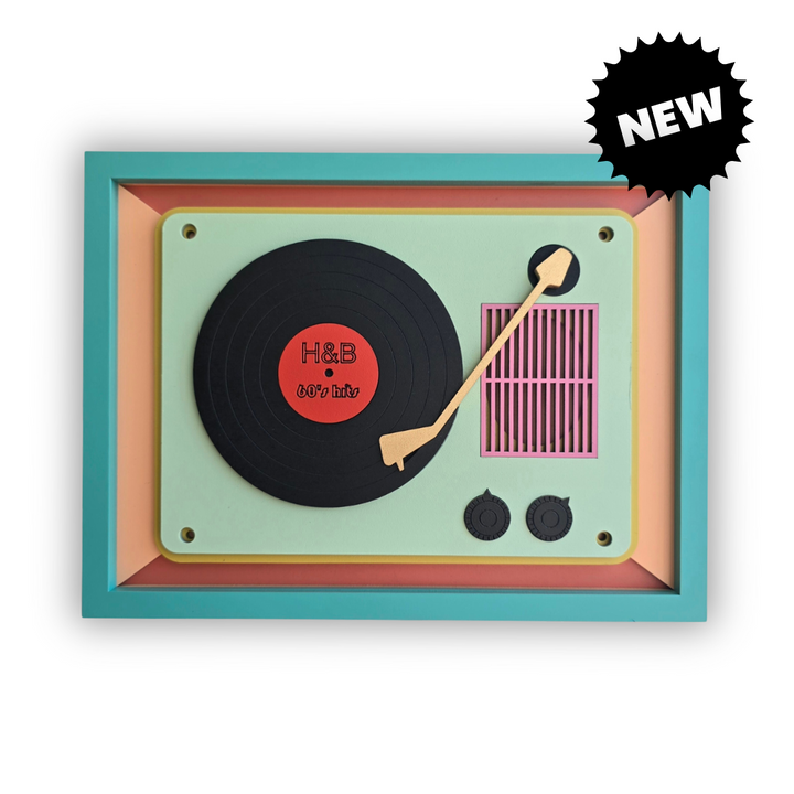 Turntable - Wooden Wall Decor